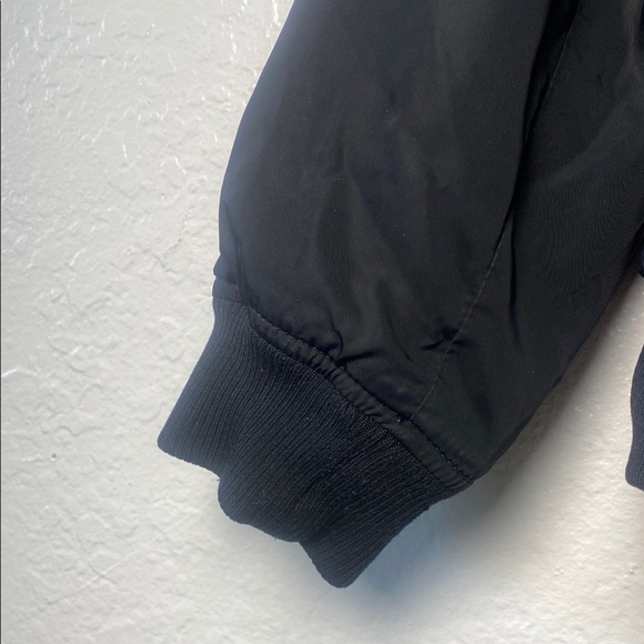 Old Navy Black Bomber Jacket with Gold Zipper Size XL - Picture 7 of 14